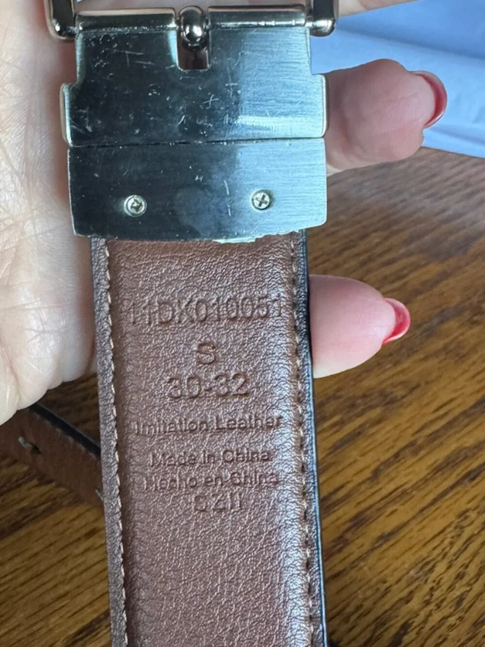 Dockers Black Men's Belt Size: Small 30-32